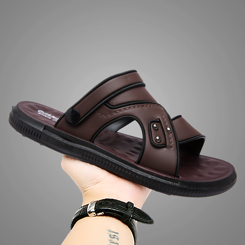 Men's beach sandals platform