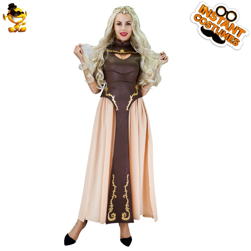 Medieval de Las Mujeres retro vestido de la Reina personaje de película ropa de rendimiento de Halloween accesorios de escenario ropa de rendimiento image 8