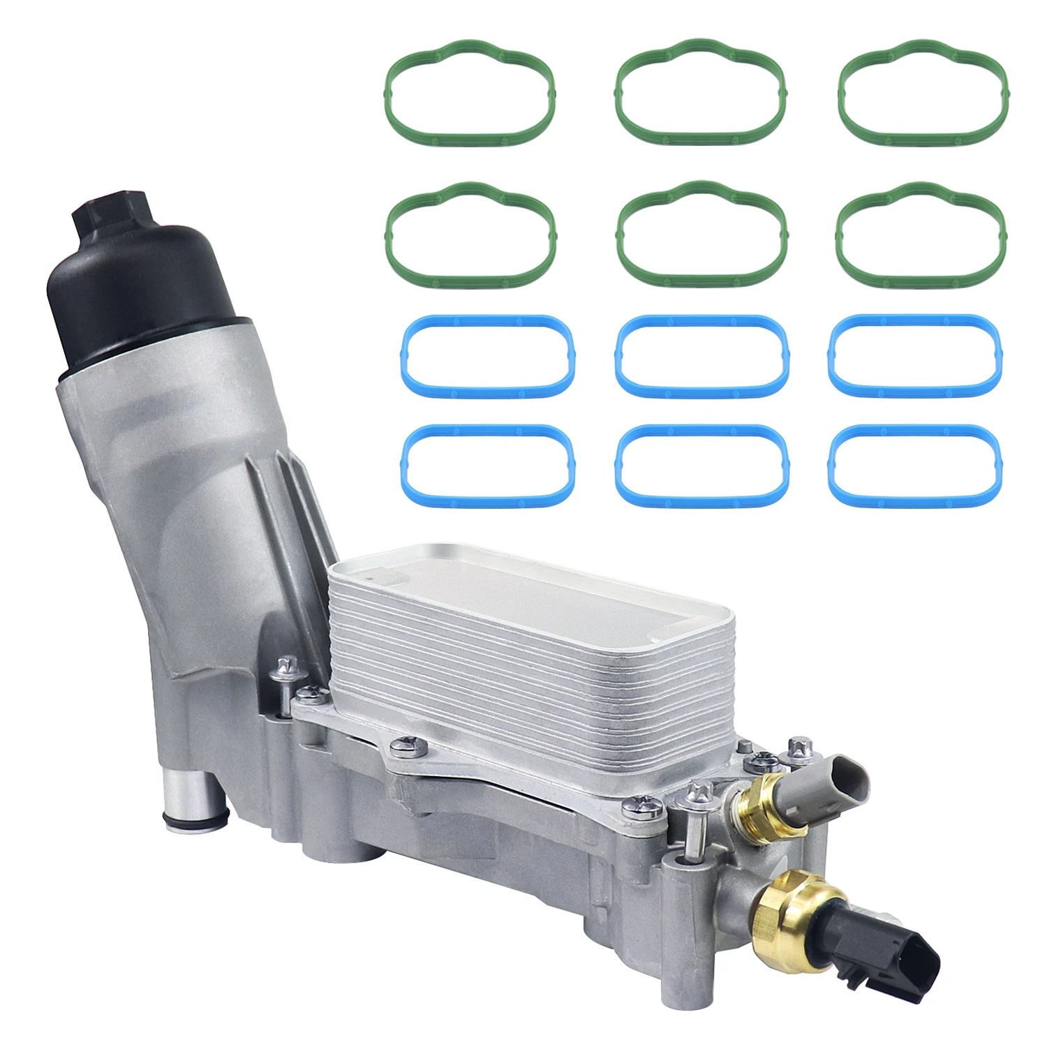 Cross-Border Aluminum Oil Filter Suitable for Chrysler Dodge Jeep Cooler with Sensor Gasket