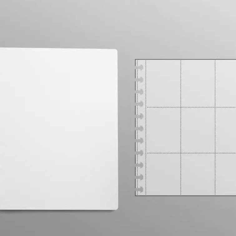 Ins Cuarto libro de tarjetas de alto valor de la cara Cuatro páginas de gracia de 3 pulgadas de tarjetas de colección de fotos de agujeros de hongos