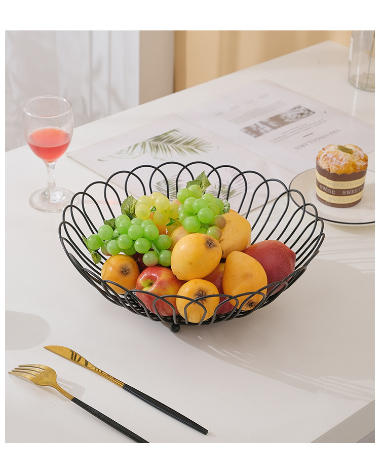 欧式铁艺果篮