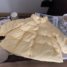 儿童羽绒服2024新款韩版冬季女童50白鸭绒加厚保暖百搭面包服外套