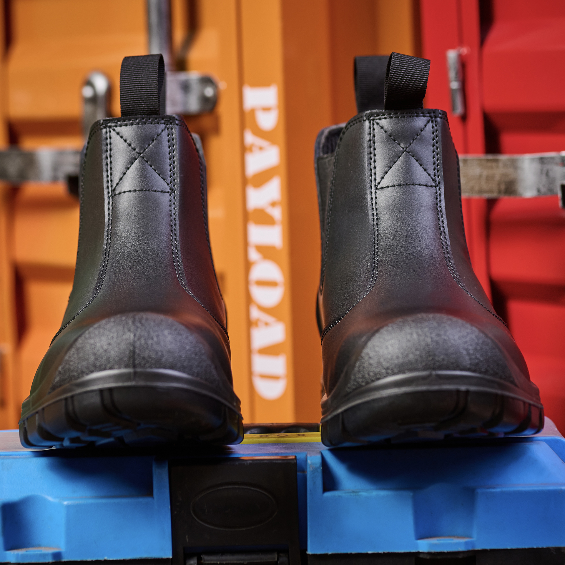 Men Special Work Shoes Men's Steel Toe Breathable Slip-On Safety Casual Fashion Work Shoes_vogvips.com