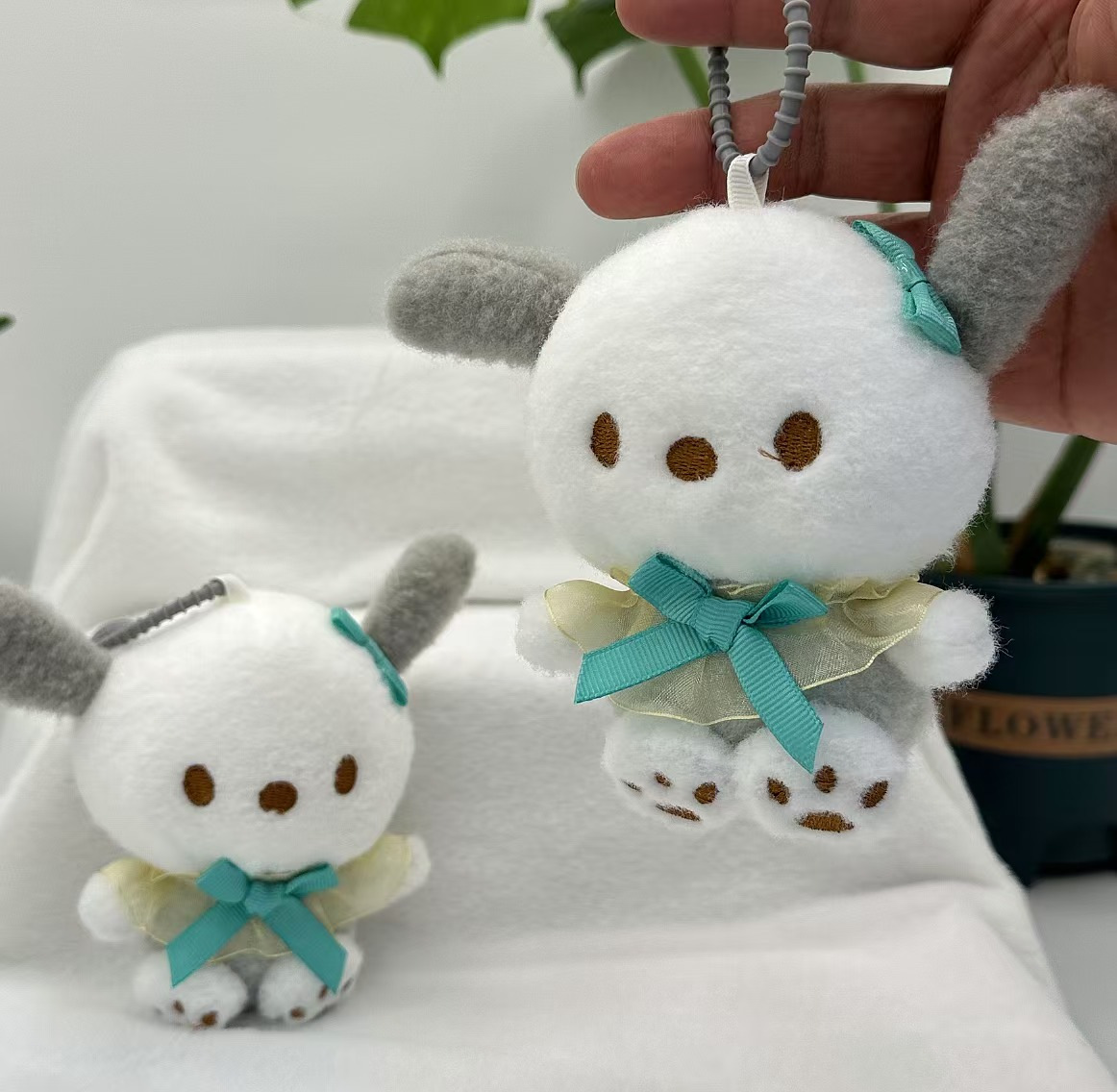 可爱绒帕恰狗 / 精品4寸多颜色的随机发[单款20起批】