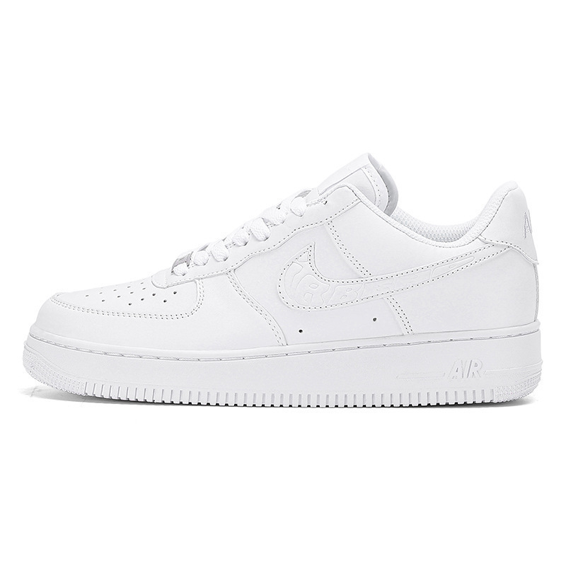 春の新作白靴エアフォースワン紳士靴af1m白赤ロートップスニーカーダンクローブヘッドaj1婦人靴|undefined