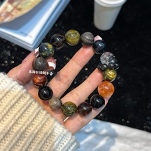 水晶多宝黑发晶蓝虎眼银曜石彼得石冰耀石红虎眼星辉骨干红胶花