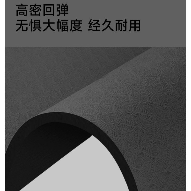 Alfombrilla de yoga para el hogar sin olor para hombres, tamaño ampliado, antideslizante, aislamiento acústico, entrenamiento de alta intensidad, esterilla de ejercicios abdominales