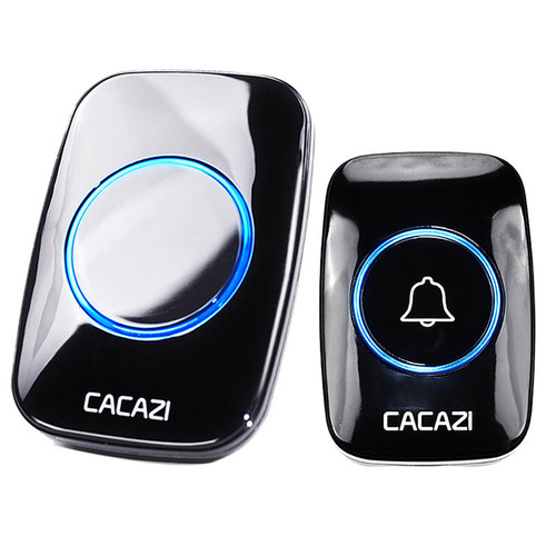 Home villa door wireless doorbell electronic remote control button remote control doorbell pager CACAZI