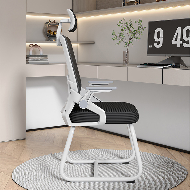 Asiento de oficina, silla de computadora, cómodo, sedentario, ergonómico, respaldo de arco, cintura, silla de miembro del personal de la sala de conferencias