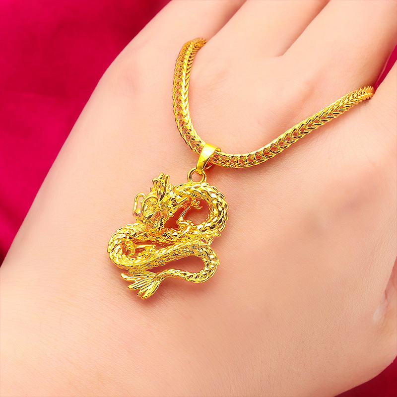 Unisex Jewelry Fashion necklace 60cm long chain fox tail chain_voghion.com