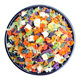 Factory Wholesale Dazzling Pet Rabbit Snacks Dried Vegetables and Fruits Mixed Rabbit Feed Hamster Guinea Pig Chinchilla Food