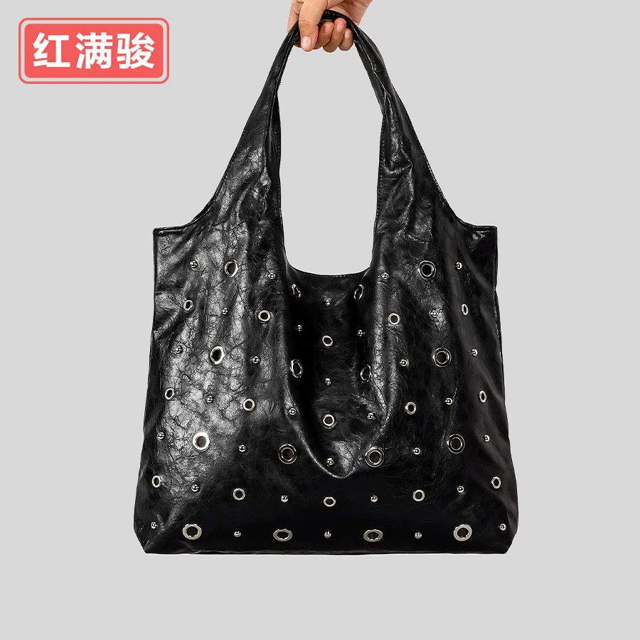 Сумка Retro Genuine Leather для плеча - стильная, вместительная и идеальна для повседневного использования!