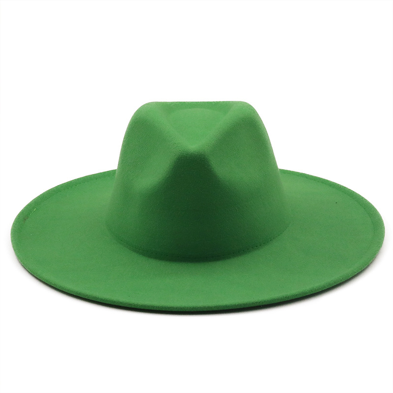 Retro Brim Big Brim Autumn And Winter Wool Top Hat display picture 6