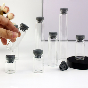50 Four-Pronged Rubber Stopper Glass Bottle Sealing Stopper Chemical Chemical Scientific Research Experiment Bottle Mini Small Wishing Bottle Vial