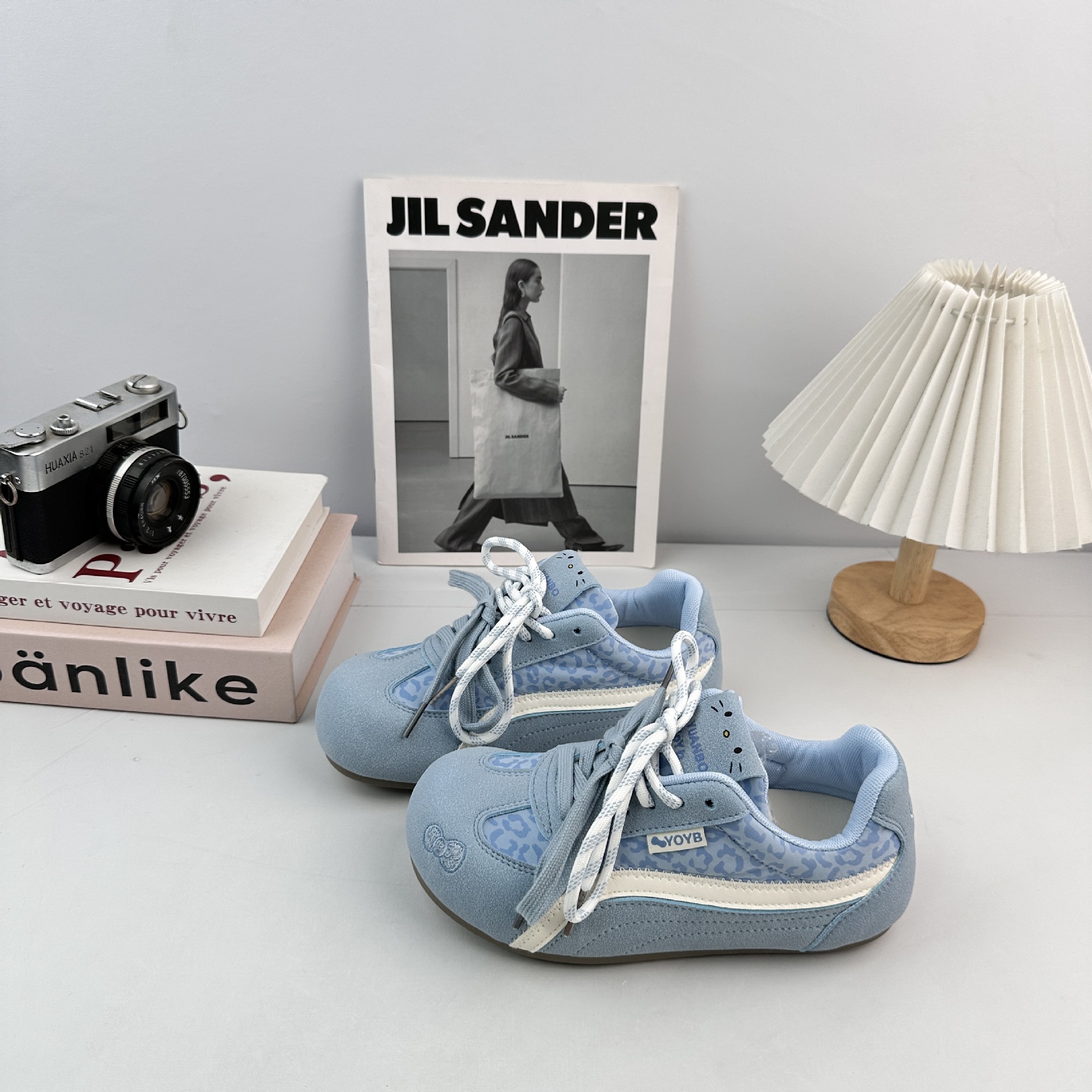 Yuanbo versátil zapatos coreanos para mujeres 2025 otoño nuevos zapatos de skate con patrón de leopardo estudiantes zapatos blancos zapatos de entrenamiento para el cabello image 4