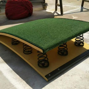 S-type springboard gymnastics elastic springboard spring pedal track and field gymnastics sports equipment S-type springboard