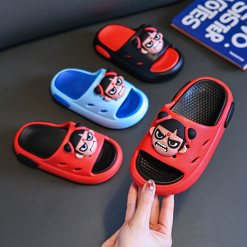 Поданная Нежа тапочки детские тапочки для мальчиков летом