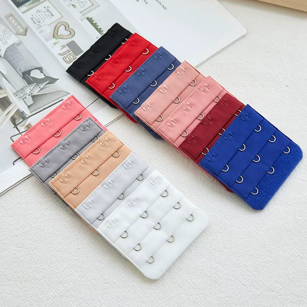 (Stainless steel) three-row three-button/extended buckle//bust extension buckle/underwear back buckle back buckle buckle buckle