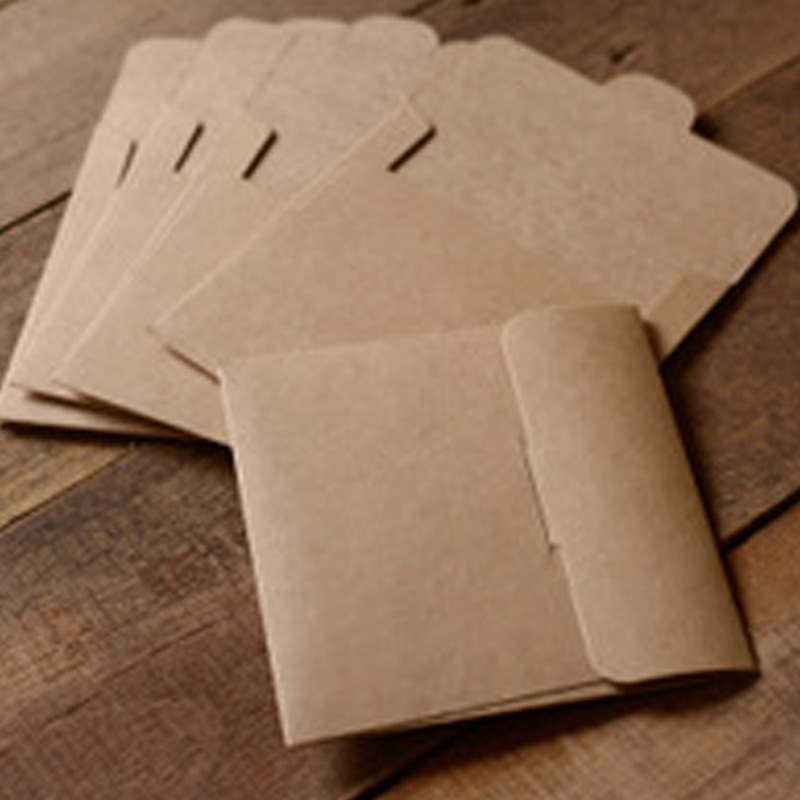 广东佛山厂家专业定制信封牛皮纸空白彩色印刷做爱心西式中式信封