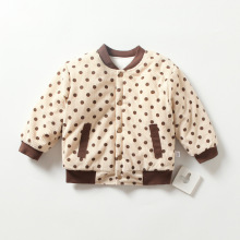 婴儿棉服保暖上衣无骨加棉加厚棉袄洋气男女宝宝棉衣外套秋冬款