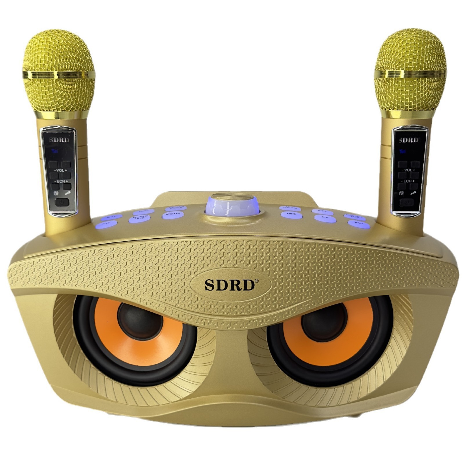 Altavoz Bluetooth SD306plus Owl con Micrófono Inalámbrico, Karaoke Todo en Uno, Máquina de Cantar KTV para el Hogar