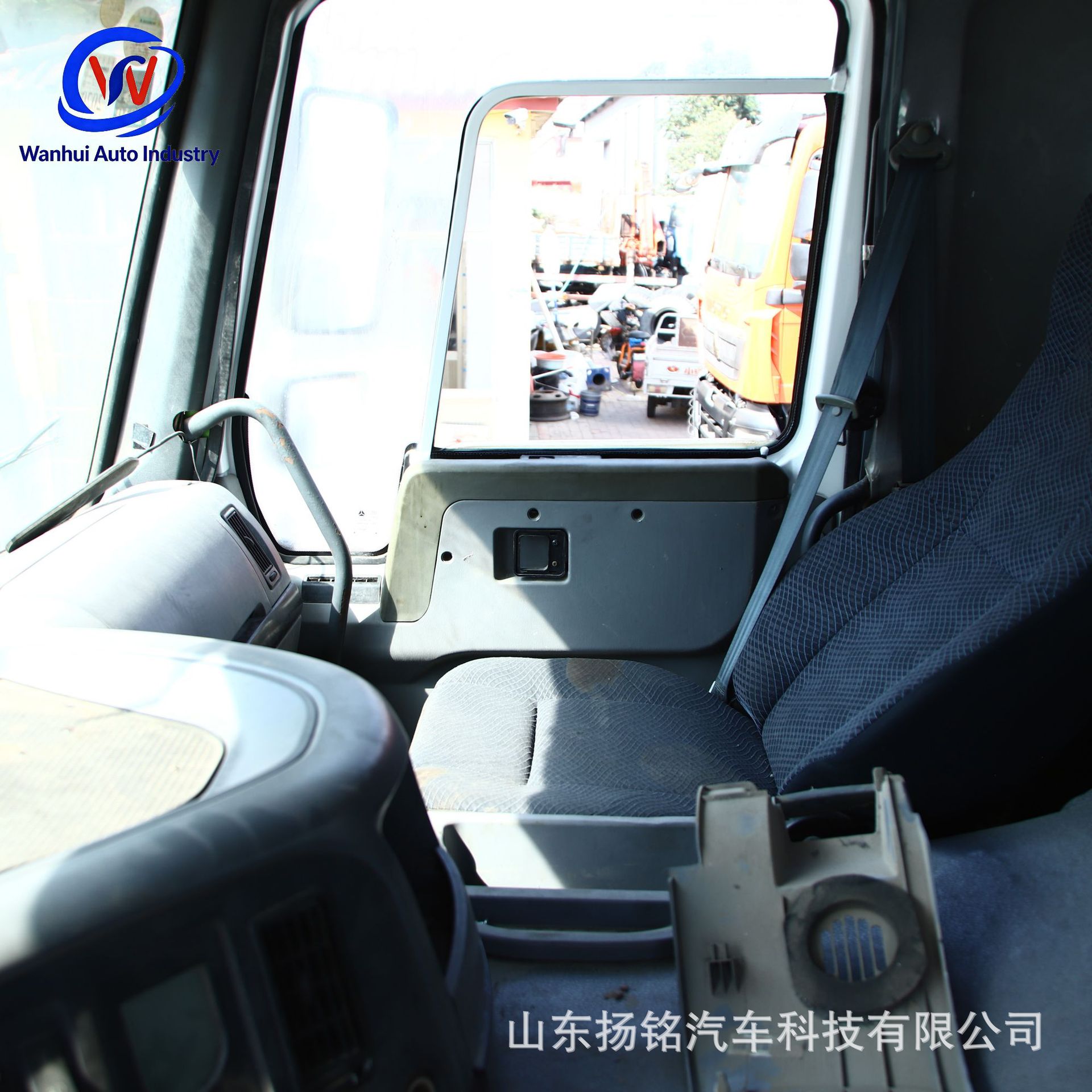 Howo 6×4 White Refurbished Dump Truck, Almost New, Overseas Version, Engineering Transport Dump Truck