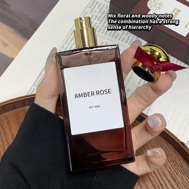 Khaki Girl Amber Rose Perfume for Women Long-Lasting Fragrance Natural Fresh Light Fragrance Niche Perfume Cross-Border Wholesale