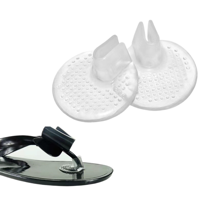Almohadillas para los dedos del pie tipo chanclas al por mayor, protectores de silicona antidesgaste para los pies, cubiertas para los dedos, plantillas antideslizantes, clips para zapatillas que no irritan los pies. image 1