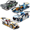 Warrior, mechanical racing car, car model, constructor, building blocks, toy, handmade, small particles