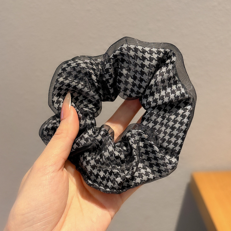 Coreano relajado viento intestino anillo de cabello feminino ligero de lujo nuevo cabello de alta calidad de alta elasticidad correa de goma duradera