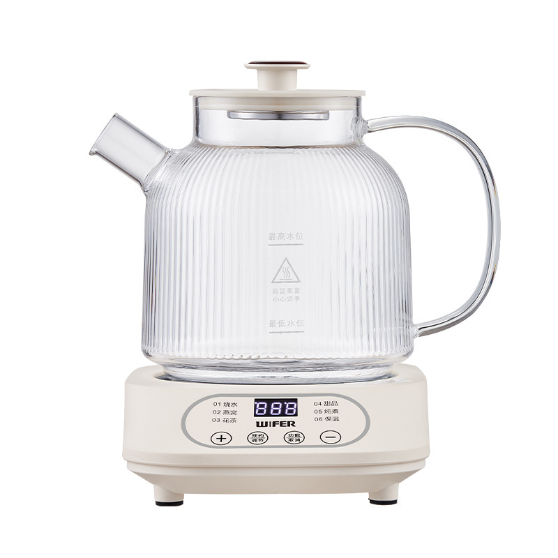 好日子玻璃养生壶煮茶器恒温壶全自动煮茶壶跨境家用电热花茶壶|undefined