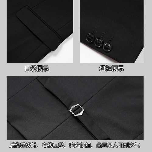 Men's Spring and Summer New Single Piece Coat for Students, Office, Best Man Suit, Workwear, Fashion Western Suit