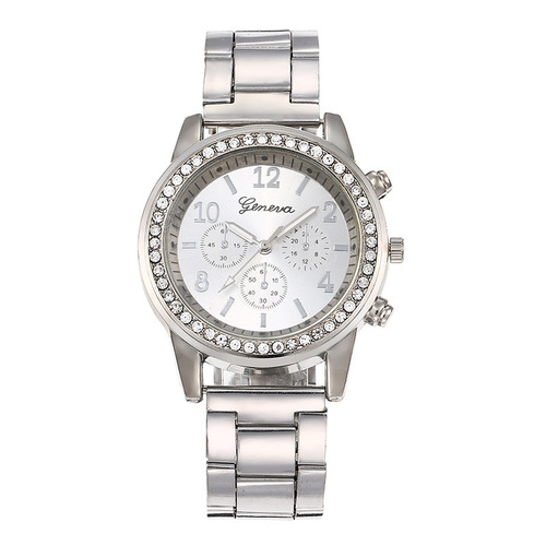 Factory direct sales cross-border foreign trade hot-selling steel belt diamond ladies gift box set one diamond bracelet three-piece watch