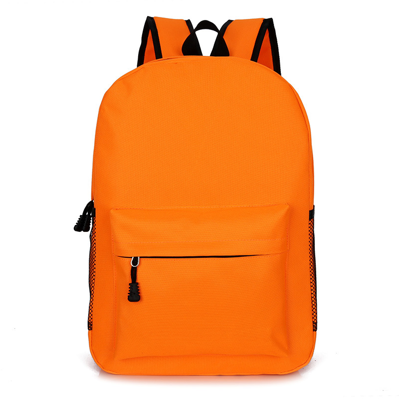 Color sólido sin LOGO mochila de gran capacidad mochila de escolares Lululemon simple
