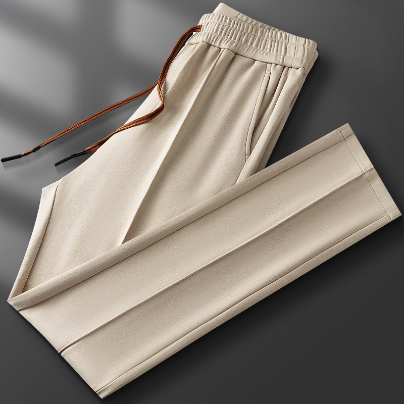 high quality Modal Soft Skin-friendly Casual Sweatpants Men's Autumn and Winter Warm Elasticated Drawstring Men's Straight Pants high quality Modal Soft Skin-friendly Casual Sweatpants Men's Autumn and Winter Warm Elasticated Drawstring Men's Straight Pants