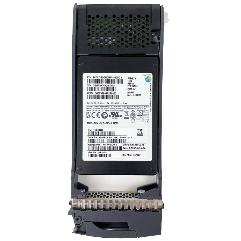New NETAPP 50124-01 800GB SAS 2.5-inch SSD hard drive enterprise-class enterprise storage
