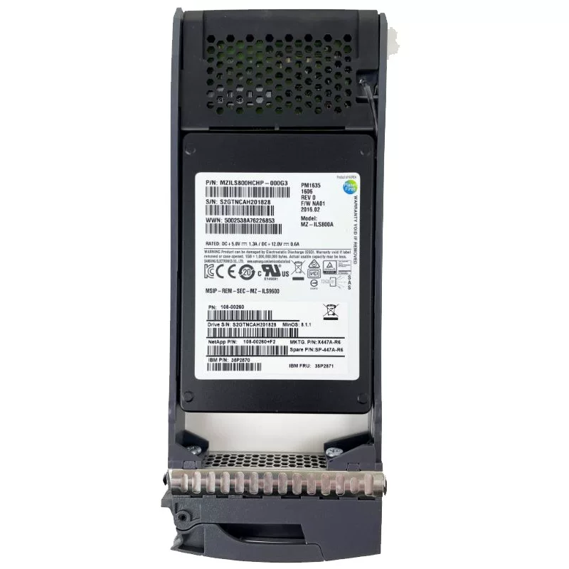 New NETAPP 50124-01 800GB SAS 2.5-inch SSD hard drive enterprise-class enterprise storage