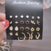 Pearl Drop Earrings Set For Women Fashion Gold NEW Jewelry