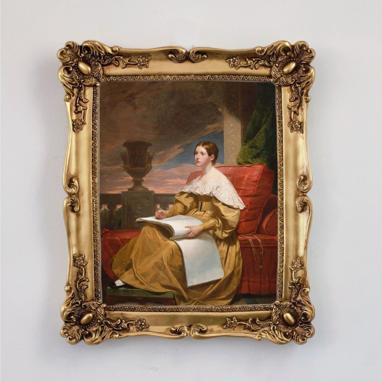 European Retro Photo Frame Table Rectangular Round Picture Frame Wall Hanging Living Room Sofa Background Wall Entrance Decorative Painting