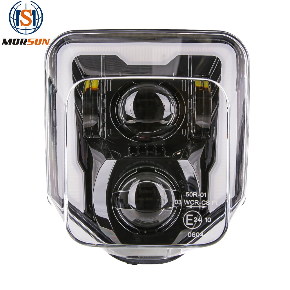 Применимо к Hoosiwana Мотоциклетная фара KTM Фара Мотоцикл Внедорожная Модифицированная Светодиодная лампа Сертификация E24