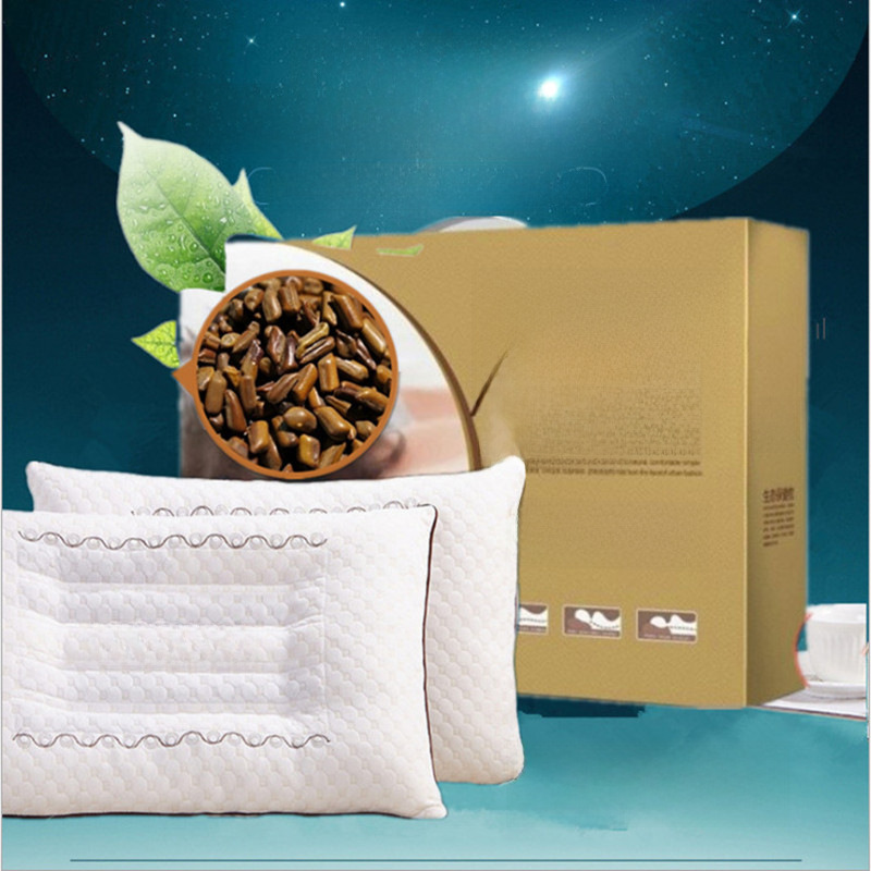 All-cotton Cassia Magnetic Therapy Pillow Health Pillow Cervical Support Pillow Core Household Single Person Health Maintenance Pillow Gift Wholesale