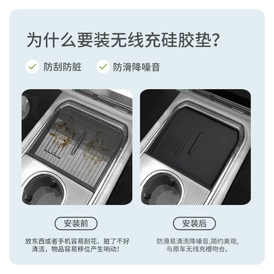 Anti-slip mat Wireless Charging Pad, Central Control
