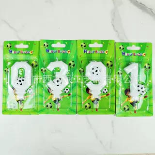 冰雪草莓甜甜圈赛车建筑橄榄球足球气球蜘蛛侠狗猫脚印花数字蜡烛