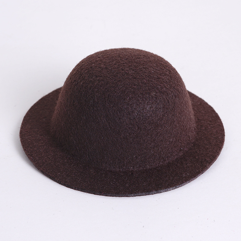 Labu nuevo sombrero de feltero abierto sombrero de cúpula sombrero accesorios de moda sombrero mini sombrero muñeca