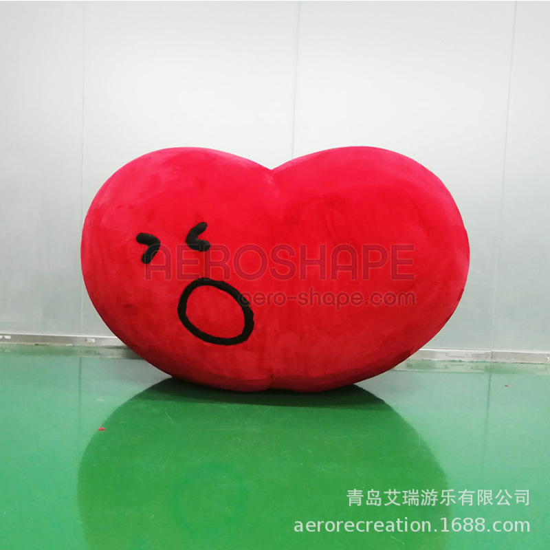 【厂家直销  批量发货】造型心  爱心  红心   仿真  卡通 气模