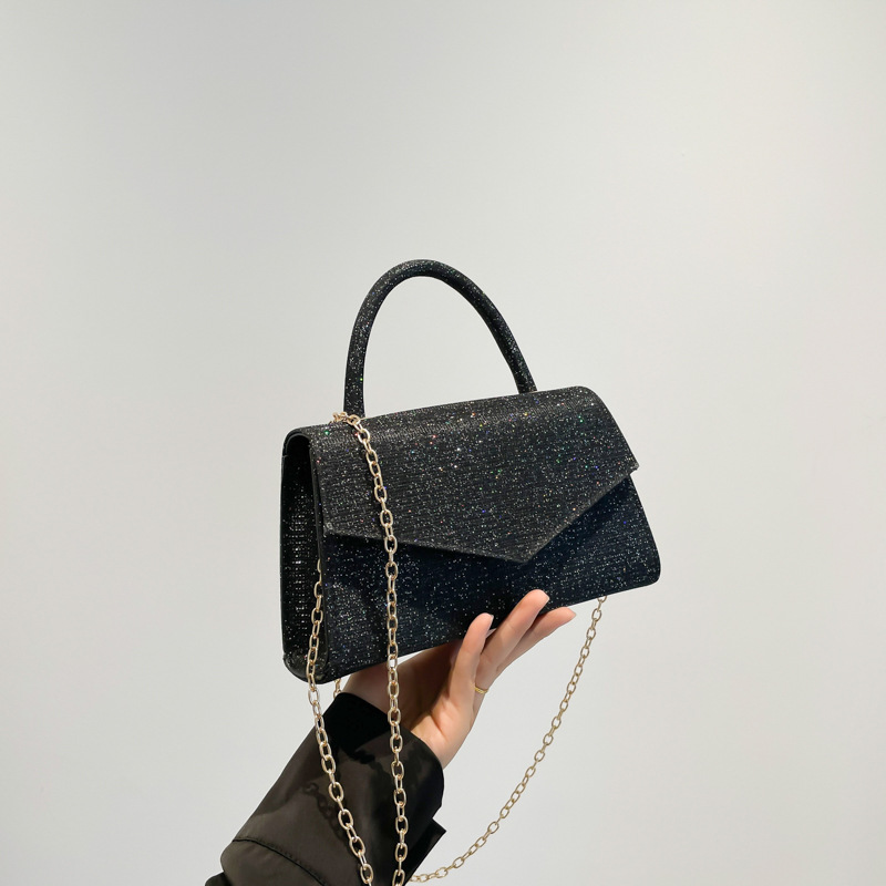 Cadena de moda bolso cuadrado pequeño femenino 2024 otoño nuevo estilo ins cena de moda bandolera bandolera casual de nicho