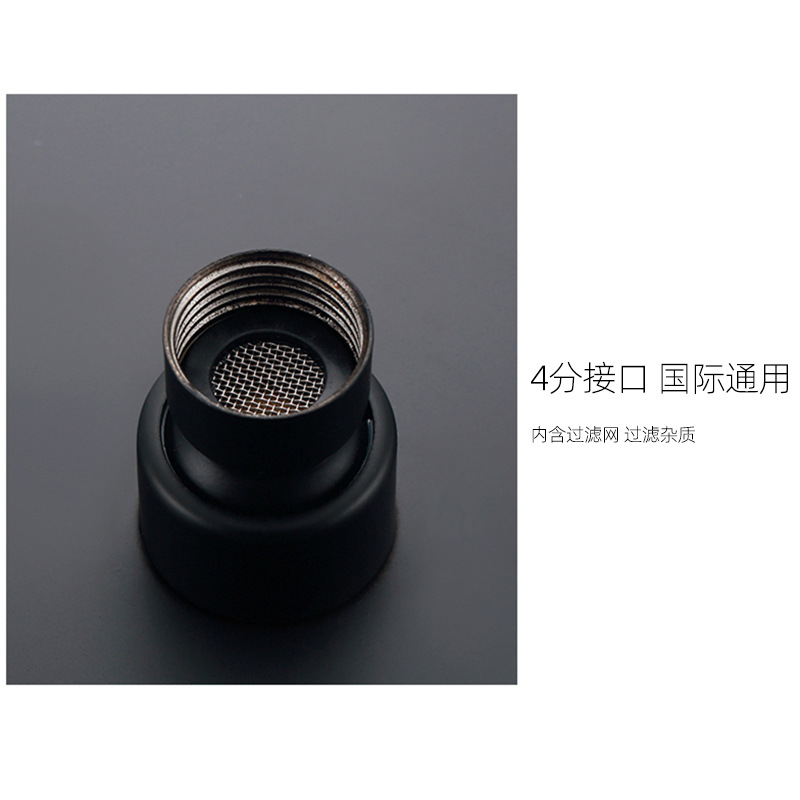 Stainless steel black thin pressurized top shower head, large shower head, bathroom, toilet, bathroom heater, household showerhead, universal Application Scenario