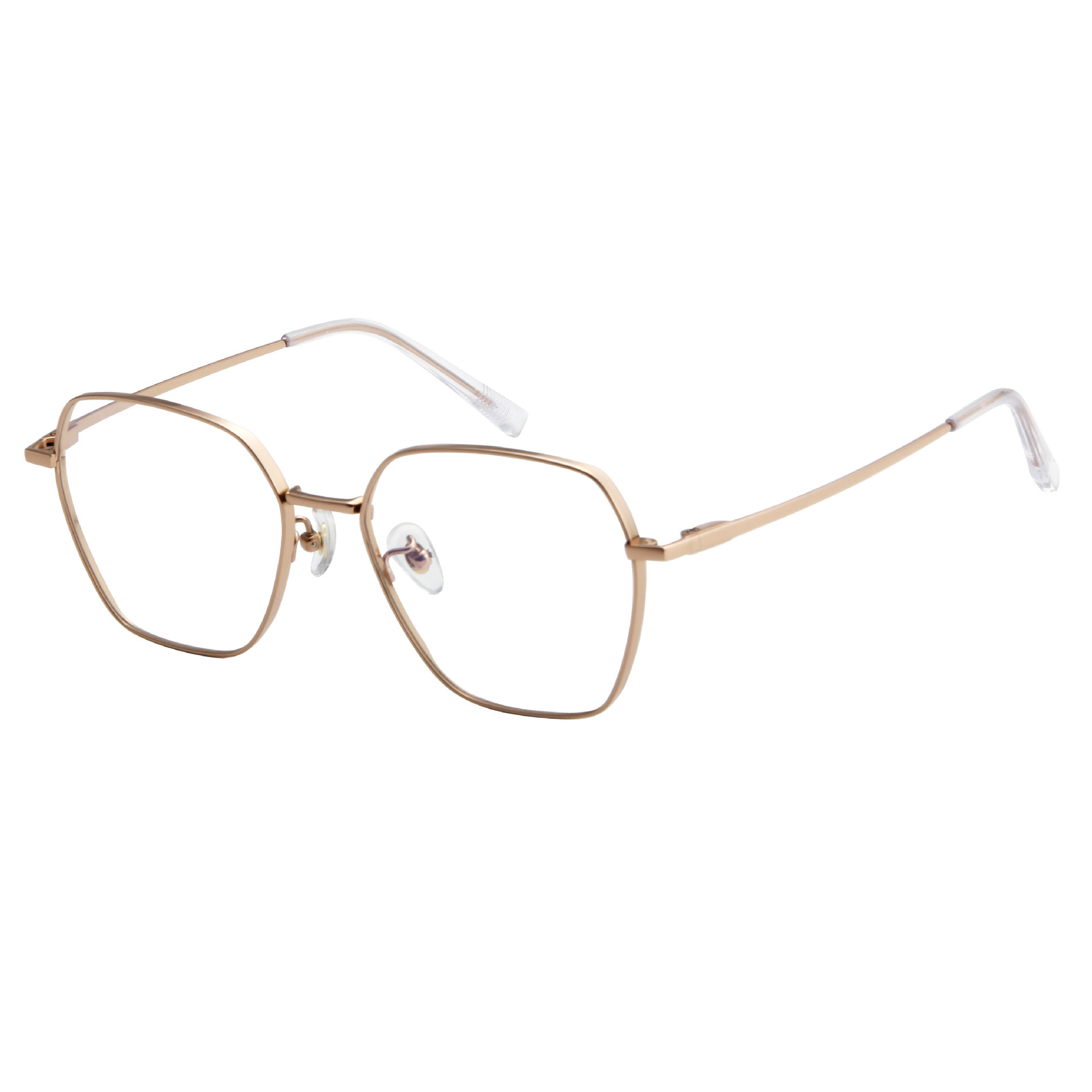 Armazón de Lentes Poligonal Retro de Titanio Puro con Anti-luz Azul image 6