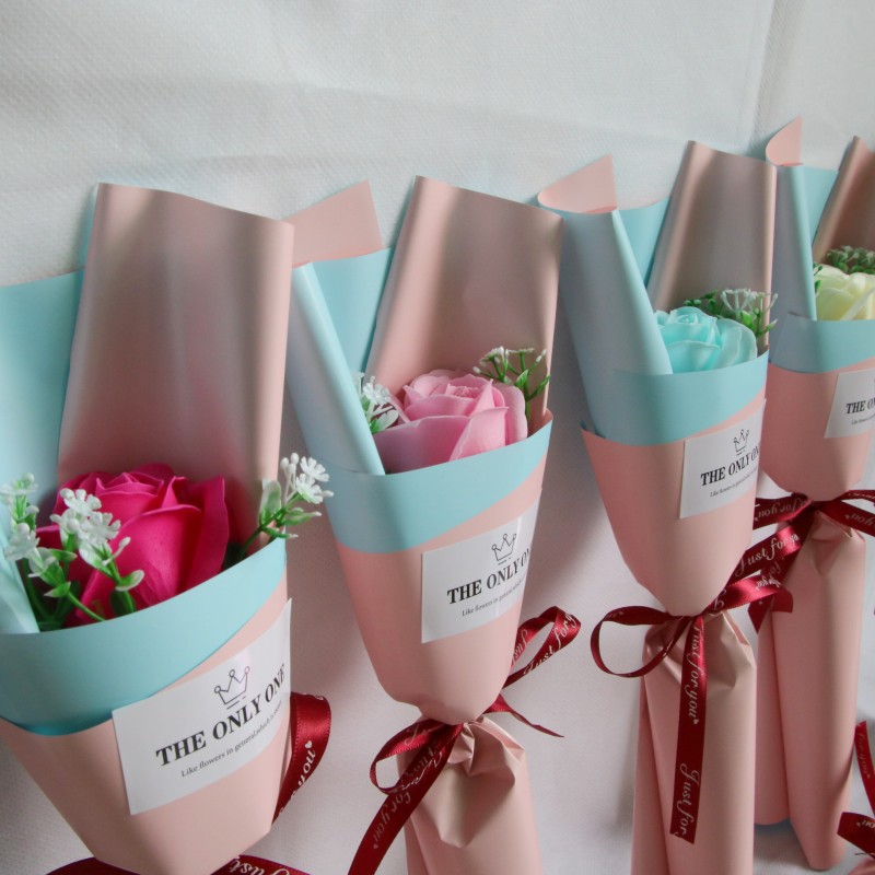 400g Weight Soap Flower Event & Party Supplies 1 Piece Quantity Holiday, Birthday Occasion Soap Flower Material Valentine'S Day Festival Flower Pattern Simple Style Style Simple Style Flower Soap Flower Artificial Flowers 3