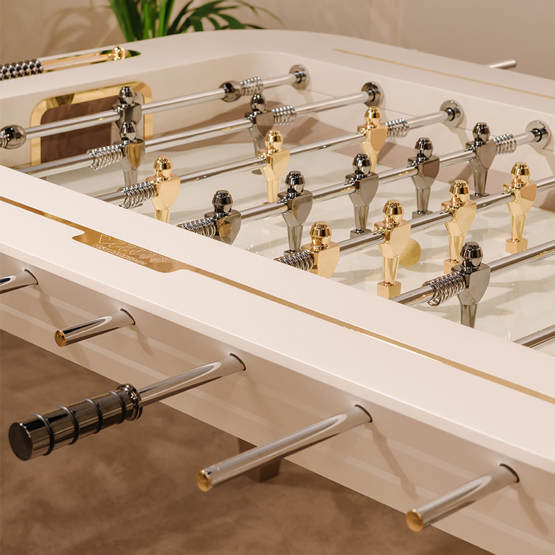 Bara telescópica de futbolín estándar internacional, modelo de diseñador moderno, entretenimiento en el hogar, máquina de fútbol, juego de pies de mesa